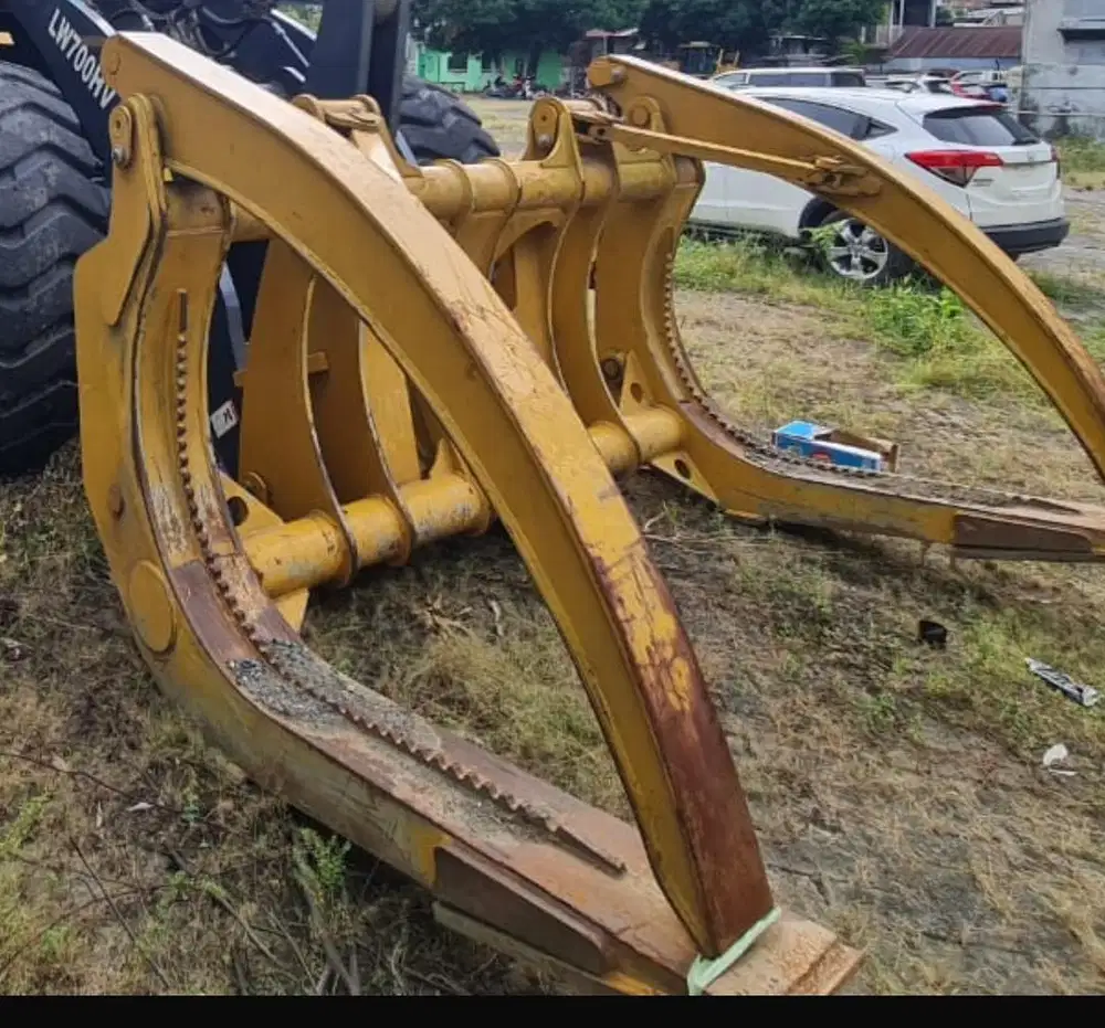 Baket bucket Clamp loader kepiting capit kayu logging sekelas wa 500