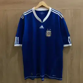 Jersey argentina afa away 2010 kaos bola football