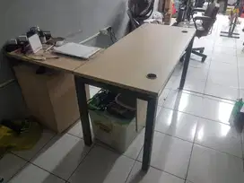 Meja Kantor Plus Rak lemari Kecil