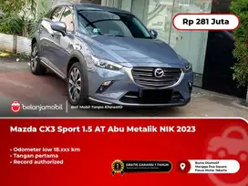 Mazda CX-3 CX3 CX 3 Sport 1.5 AT Abu Metalik 2023 2024