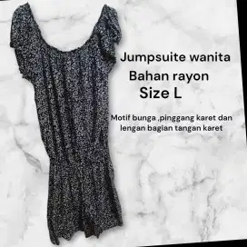 Jumpsuite Wanita model kembang