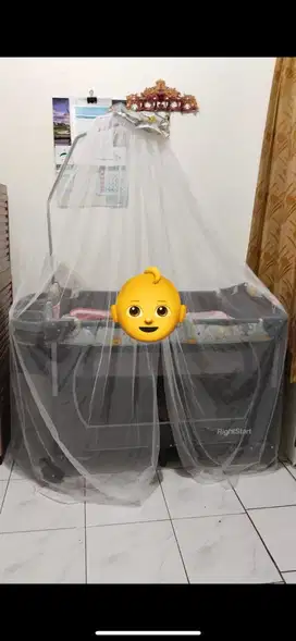 Baby Crib (Baby Box) lengkap dengan matras busa untuk tidur