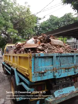 jasa buang puing sampah proyek