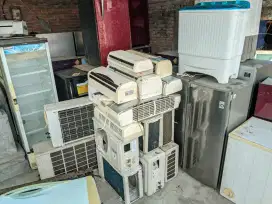 Terima elektronik bekas/rusak AC, kulkas, freezer, showcase