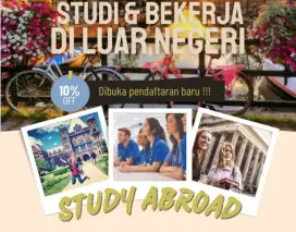 Kursus Bahasa Asing,  dan Bekerja di Luar Negeri