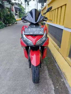 Yamaha aerox 2022 merah surat lengkap