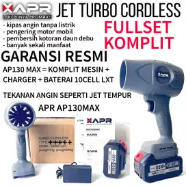 AP130MAX TURBO FAN CORDLESS KIPAS ANGIN JET PEMBERSIH DAUN DEBU DLL