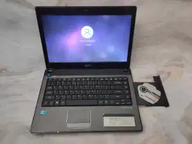 Laptop Acer Aspire 4741 Core I3 Ram 4GB Normalan Siap Pakai