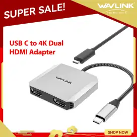 USB Type C to Dual HDMI