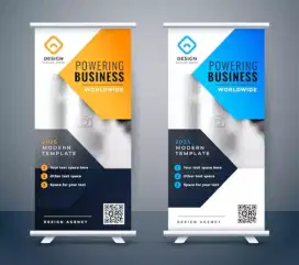 Roll up banner untuk UMKM