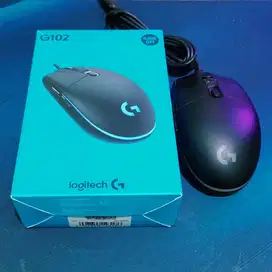 Mouse Gaming Wired Logitech G102 RGB Lightsync Support G HUB