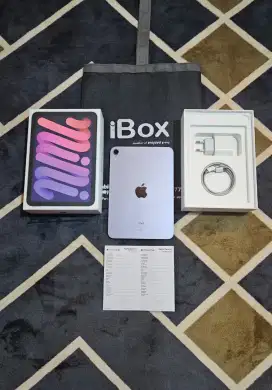 Ipad Mini 6 256gb IBOX Resmi BH 100% fullset lengkap mulus original