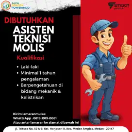 Loker Asisten Teknisi Motor Listrik