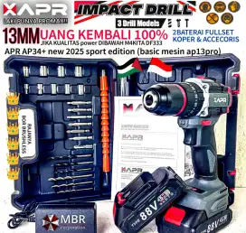 AP34+ APR RAJA BOR impact drill BRUSHLESS  13mm keyless auto lock