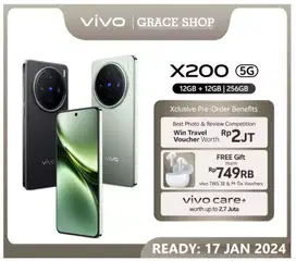 Vivo X200 12GB+256GB GARANSI RESMI VIVO INDONESIA