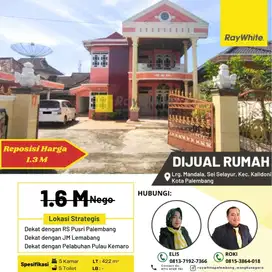 Dijual Cepat Rumah di daerah Pusri Kota Palembang