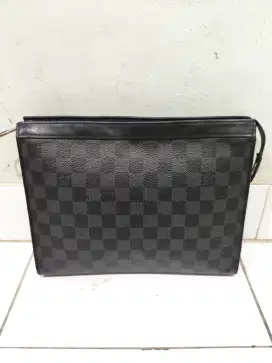 Louis Vuitton LV Pochette Voyage Damier MM original authentic rtl 17jt