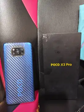 Poco x3 pro 8/256gb lengkap bosku