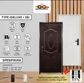 PINTU RUMAH PLAT BAJA GG - SERIES FULL SET