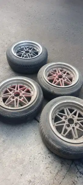 Velg celong R15 pcs 100 lebar 8 dan 9 inch cocok buat all civic