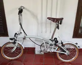 Brompton M6L Papyrus White