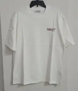 BALENCIAGA POLITICAL LOGO TSHIRT WHITE