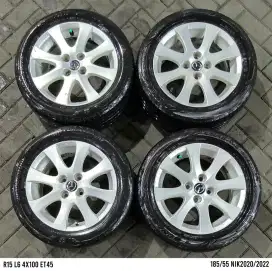 Velg + ban mazda r15 4x100 brio agya ayla vios dll