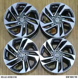 Velg mobil oem yaris trd r16 4x100 agya brio ayla calya vios dll