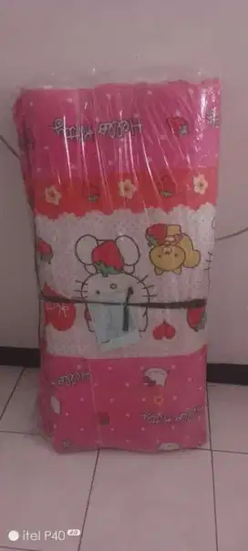 Kasur tidur busa motif hello kitty