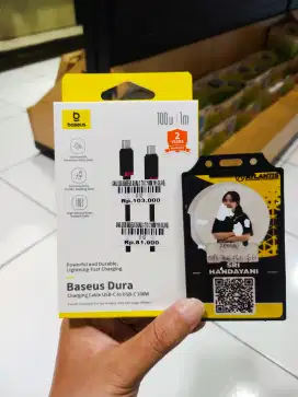 USB BASEUS DURA C TO C 100W 1M | ATLANTIS DAHSYAT