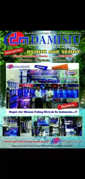 Depot air minum isi ulang