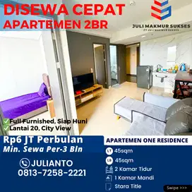 Disewa CEPAT Apartemen 2BR Full Furnished di One Residence Batam Cnter