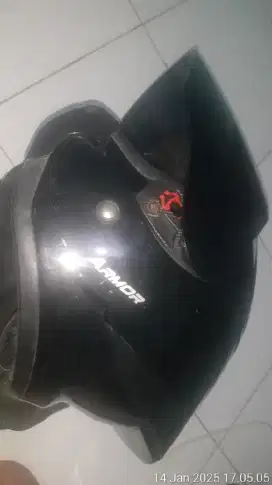 Helm JS armor Hitam