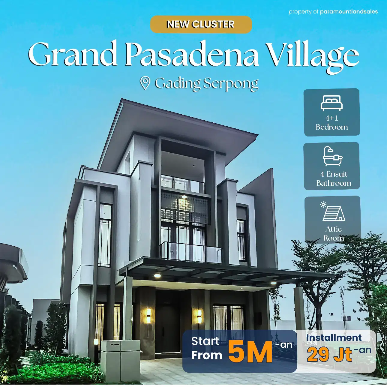 Grand Pasadena Village Gading Serpong Paramountland