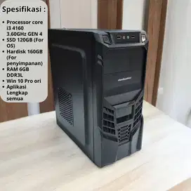 CPU/Komputer Core i3 Mesin Gigabyte (Like new, Win 10 pro original)