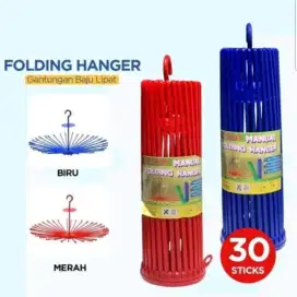 Folding Hanger 30Stik / Jemuran Hanger Pakaian