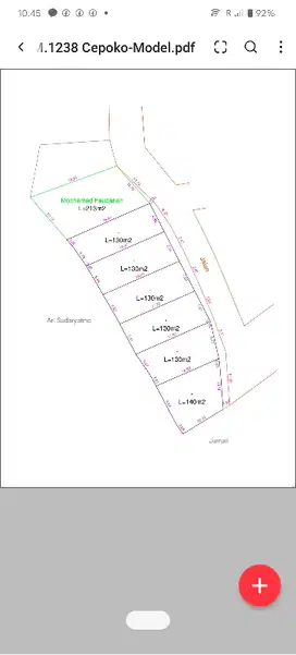 Tanah datar belakang terminal Gunung Pati Semarang