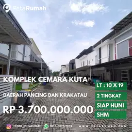 villa siap huni daerah pancing  cemara asri komplek cemara kuta