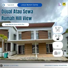 Dijual rumah Central Hill cluster hill view batam center