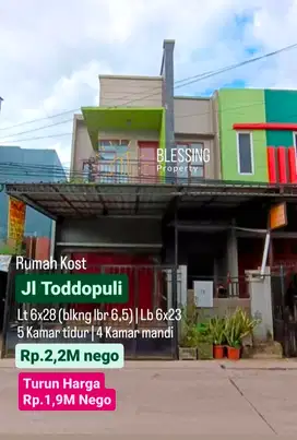 rumah kost toddopuli potos