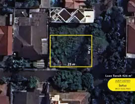 Kavling Hoek Siap Bangun Di Cluster Elit Bintaro Jakarta Selatan