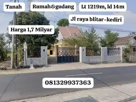 jual cepat strategis pinggir jalan raya