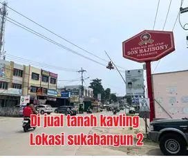 Di jual tanah kavling lokasi sukabangun 2