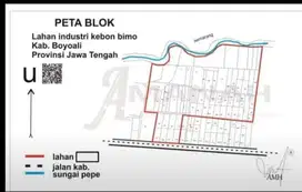 Tanah lahan industri zona merah akses container jln propinsi boyolali