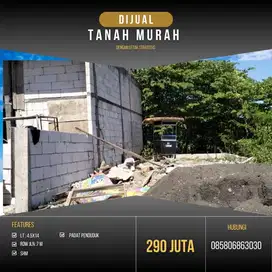 Dijual Tanah SHM PDAM PLN Ready  Tandon Tanam Septik Tank