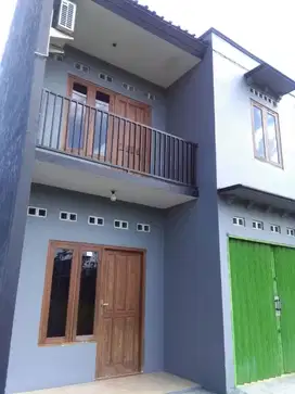 Rumah BU 2 lantai view sawah Berbah bisa jadi vila