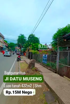 Tanah dan rumah tua jalan datu museng dekat  pantai losari