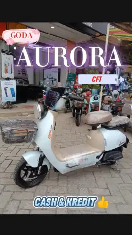 SEPEDA LISTRIK GODA AURORA 155 NEW BERGARANSI RESMI DIJAMIN AMAN