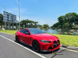 BMW M4 Competition G82 2022 TORONTO RED CARBON PARTS LOW KM !