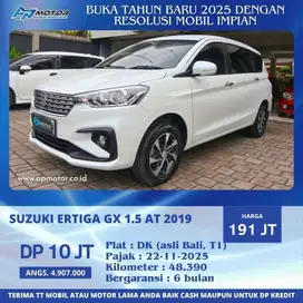 DP 10 JT!! Ertiga GX 1.5 AT 2019 AsBali